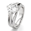 Thumbnail Image 4 of J'Lure Lab-Grown Diamond Hexagon Brilliant-Cut Engagement Ring 3-1/2 ct tw 18K White Gold
