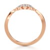 Thumbnail Image 2 of J'Lure Lab-Created Diamond Scalloped Wedding Band 1/5 ct tw 18K Rose Gold