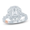 Thumbnail Image 1 of Pnina Tornai Emerald-Cut Diamond Halo Engagement Ring 1-1/2 ct tw 14K White Gold