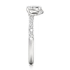 Thumbnail Image 3 of J'Lure Pear Step-Cut Lab-Grown Diamond Contour Wedding Band 1/2 ct tw 18K White Gold