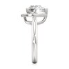 Thumbnail Image 3 of J'Lure Heart Brilliant-Cut Lab-Grown Diamond Half-Halo Engagement Ring 3-1/5 ct tw 18K White Gold