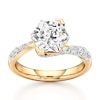 Thumbnail Image 1 of J'Lure Hexagon Brilliant-Cut Lab-Grown Diamond Bypass Engagement Ring 3-1/2 ct tw 18K Yellow Gold
