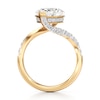 Thumbnail Image 2 of J'Lure Hexagon Brilliant-Cut Lab-Grown Diamond Bypass Engagement Ring 3-1/2 ct tw 18K Yellow Gold