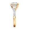 Thumbnail Image 3 of J'Lure Hexagon Brilliant-Cut Lab-Grown Diamond Bypass Engagement Ring 3-1/2 ct tw 18K Yellow Gold