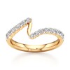Thumbnail Image 1 of J'Lure Lab-Grown Diamond Contour Wedding Band 1/2 ct tw 18K Yellow Gold