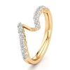 Thumbnail Image 4 of J'Lure Lab-Grown Diamond Contour Wedding Band 1/2 ct tw 18K Yellow Gold