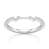 Thumbnail Image 1 of J'Lure Lab-Grown Diamond Angled Contour Wedding Band 1/6 ct tw 18K White Gold