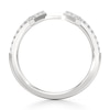 Thumbnail Image 2 of J'Lure Lab-Grown Diamond Angled Contour Wedding Band 1/6 ct tw 18K White Gold