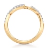 Thumbnail Image 2 of J'Lure Lab-Grown Diamond Angled Contour Wedding Band 1/4 ct tw 18K Yellow Gold