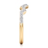 Thumbnail Image 3 of J'Lure Lab-Grown Diamond Angled Contour Wedding Band 1/4 ct tw 18K Yellow Gold