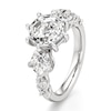 Thumbnail Image 4 of J'Lure Octagon Step-Cut Lab-Grown Diamond Engagement Ring 4-3/4 ct tw 18K White Gold