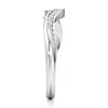 Thumbnail Image 3 of J'Lure Lab-Grown Diamond Contour Wedding Band 1/6 ct tw 18K White Gold