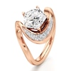 Thumbnail Image 4 of J'Lure Pentagon Brilliant-Cut Lab-Grown Diamond Engagement Ring 2 ct tw 18K Rose Gold