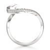 Thumbnail Image 2 of J'Lure Lab-Grown Diamond Contour Wedding Band 1/6 ct tw 18K White Gold