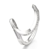 Thumbnail Image 4 of J'Lure Lab-Grown Diamond Contour Wedding Band 1/6 ct tw 18K White Gold