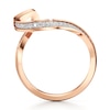 Thumbnail Image 2 of J'Lure Lab-Grown Diamond Contour Wedding Band 1/5 ct tw 18K Rose Gold