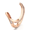 Thumbnail Image 4 of J'Lure Lab-Grown Diamond Contour Wedding Band 1/5 ct tw 18K Rose Gold