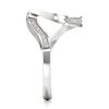 Thumbnail Image 3 of J'Lure Lab-Grown Diamond Contour Wedding Band 1/5 ct tw 18K White Gold