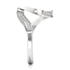 Thumbnail Image 3 of J'Lure Lab-Grown Diamond Contour Wedding Band 1/5 ct tw 18K White Gold