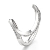 Thumbnail Image 4 of J'Lure Lab-Grown Diamond Contour Wedding Band 1/5 ct tw 18K White Gold