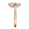 Thumbnail Image 3 of J'Lure Hexagon Brilliant-Cut Two-Stone Lab-Grown Diamond Engagement Ring 1-7/8 ct tw 18K Rose Gold