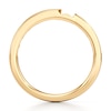 Thumbnail Image 2 of J'Lure Baguette-Cut Lab-Grown Diamond Contour Wedding Band 3/8 ct tw 18K Yellow Gold