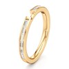 Thumbnail Image 4 of J'Lure Baguette-Cut Lab-Grown Diamond Contour Wedding Band 3/8 ct tw 18K Yellow Gold