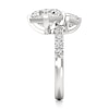 Thumbnail Image 3 of J'Lure Square-Emerald Step-Cut Two-Stone Lab-Grown Diamond Engagement Ring 4-5/8 ct tw 18K White Gold