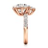 Thumbnail Image 3 of J'Lure Octagon Brilliant-Cut Two-Stone Lab-Grown Diamond Engagement Ring 4-1/2 ct tw 18K Rose Gold