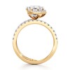 Thumbnail Image 2 of J'Lure Octagon Step-Cut Lab-Grown Diamond Spiral Engagement Ring 2-1/2 ct tw 18K Yellow Gold