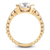 Thumbnail Image 4 of J'Lure Trillion Curved Brilliant-Cut Lab-Grown Diamond Engagement Ring 2-1/4 ct tw 18K Yellow Gold