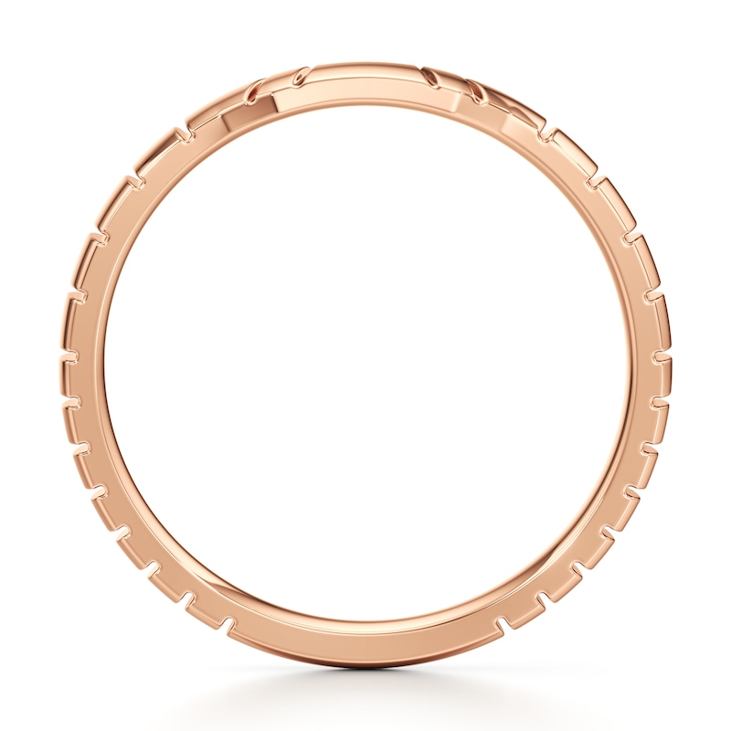 Main Image 2 of J'Lure Contour Wedding Band 18K Rose Gold