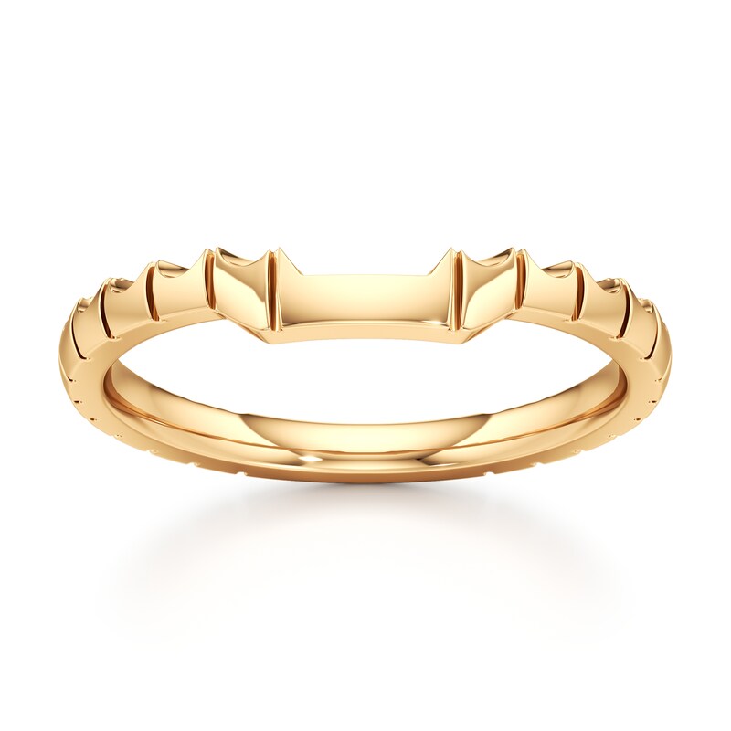Main Image 1 of J'Lure Contour Wedding Band 18K Yellow Gold