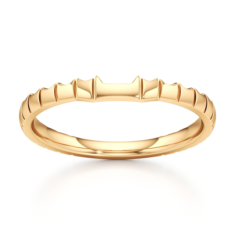 Main Image 1 of J'Lure Contour Wedding Band 18K Yellow Gold