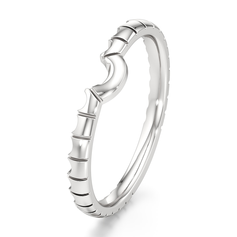 Main Image 4 of J'Lure Contour Wedding Band 18K White Gold