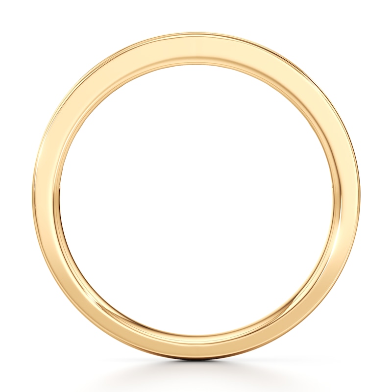 Main Image 2 of J'Lure Baguette & Round-Cut Lab-Grown Diamond Wedding Band 1/3 ct tw 18K Yellow Gold