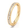 Thumbnail Image 4 of J'Lure Baguette & Round-Cut Lab-Created Diamond Wedding Band 3/8 ct tw 18K Yellow Gold