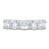Thumbnail Image 3 of Lab-Grown Diamond Five-Stone Anniversary Ring 3 ct tw 14K White Gold