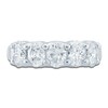 Thumbnail Image 3 of Oval-Cut Lab-Grown Diamond Five-Stone Anniversary Ring 2 ct tw 14K White Gold
