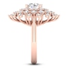 Thumbnail Image 4 of Lab-Grown Diamond Dahlia Flower Fashion Ring 4 ct tw 14K Rose Gold