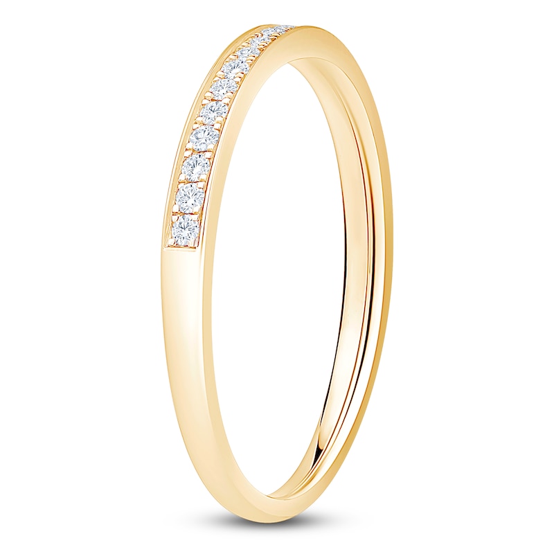 Main Image 2 of Certified Diamond Anniversary Ring 1/6 ct tw 14K Yellow Gold