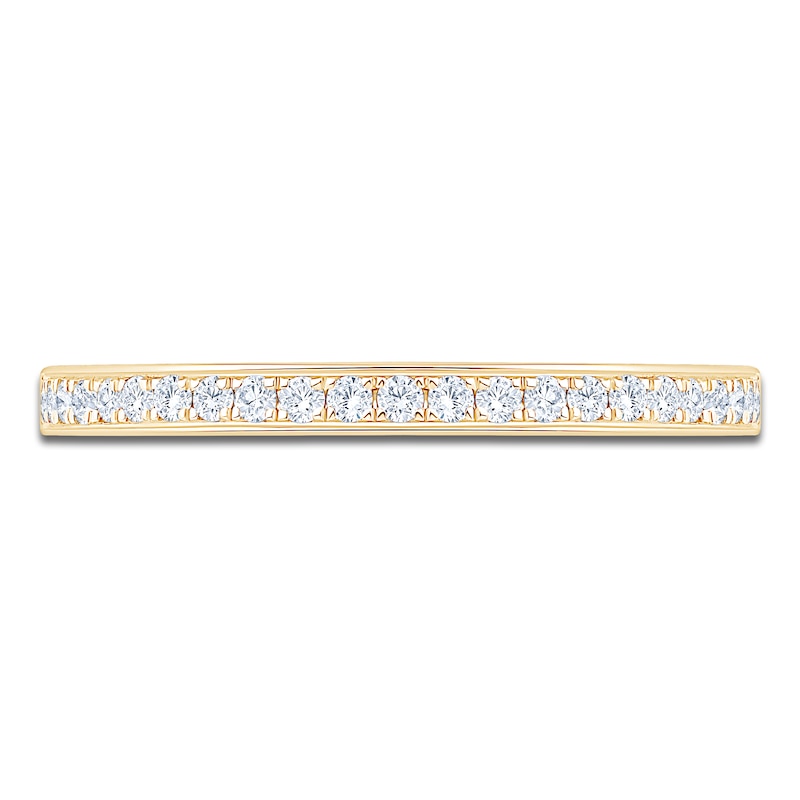 Main Image 3 of Certified Diamond Anniversary Ring 1/6 ct tw 14K Yellow Gold