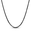 Thumbnail Image 1 of Wheat Chain Necklace 3mm Black Ion-Plated Stainless Steel 22"