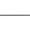 Thumbnail Image 2 of Wheat Chain Necklace 3mm Black Ion-Plated Stainless Steel 22"
