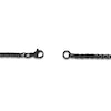 Thumbnail Image 3 of Wheat Chain Necklace 3mm Black Ion-Plated Stainless Steel 22"