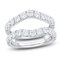 Lab-Grown Diamond Contour Enhancer Ring 2 ct tw 14K White Gold