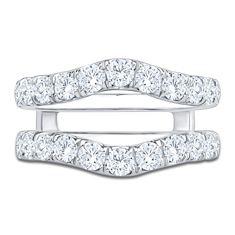 Main Image 3 of Lab-Grown Diamond Contour Enhancer Ring 2 ct tw 14K White Gold