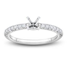 Certified Diamond Engagement Ring Setting 1/4 ct tw Platinum