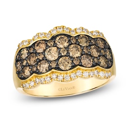 Le Vian Chocolate Diamond Ring 1-3/8 ct tw 14K Honey Gold
