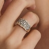 Thumbnail Image 5 of Le Vian Diamond Scalloped Ring 1-3/8 ct tw 14K Honey Gold